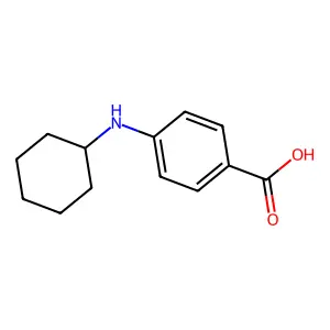 4-(环己基氨基)苯甲酸 structure