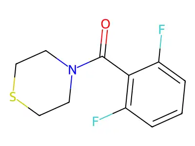 4-(2,6-Difluorobenzoyl)thiomorpholine structure