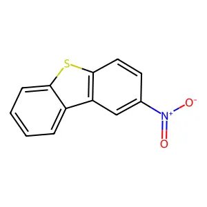 2-Nitrodibenzothiophene structure