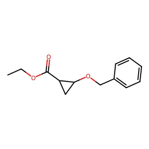 Ethyl 2-(benzyloxy)cyclopropanecarboxylate structure