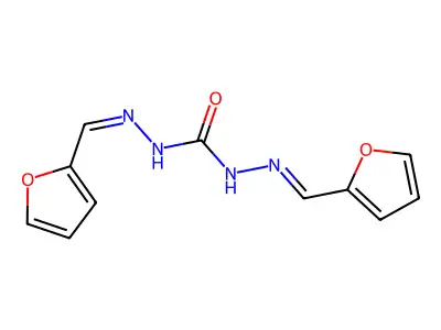 1,3-Bis(furan-2-ylmethylideneamino)urea structure