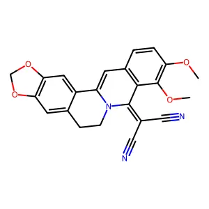 (9,10-dimethoxy-5,6-dihydro-[1,3]dioxolo[4,5-g]isoquino[3,2- structure