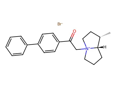 N-4-Phenylphenacyl ehliotridanium bromide structure