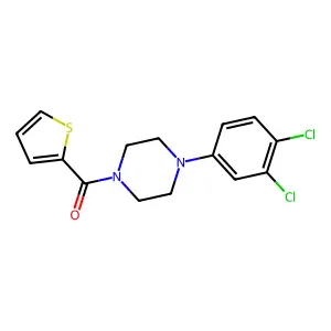 [4-(3,4-Dichlorophenyl)piperazin-1-yl](thiophen-2-yl)methanone structure