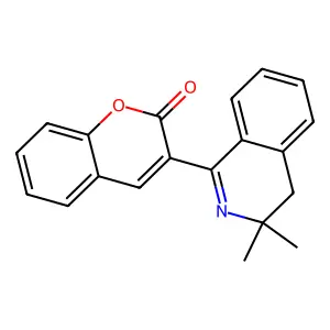 3-(3,3-Dimethyl-3,4-dihydro-isoquinolin-1-yl)-chromen-2-one structure