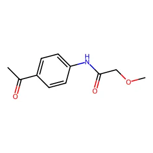 N-(4-acetylphenyl)-2-methoxyacetamide structure