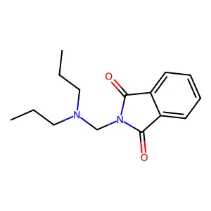 2-[(Dipropylamino)methyl]isoindole-1,3-dione structure