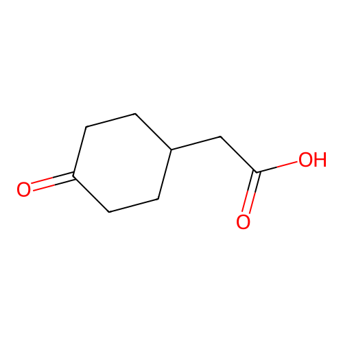 2-(4-oxocyclohexyl)acetic Acid structure