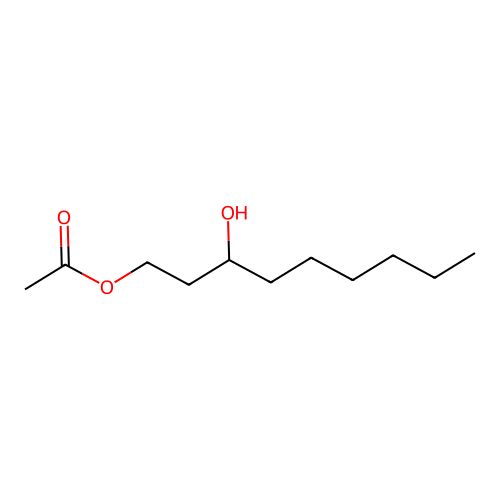 3-Hydroxynonyl acetate structure