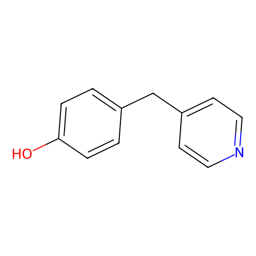 4-(4-Pyridinylmethyl)phenol structure