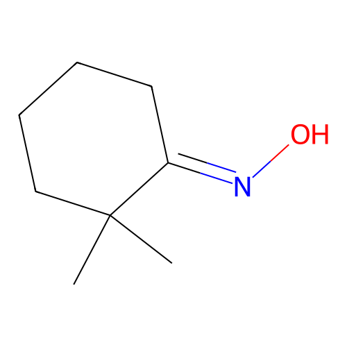 2,2-Dimethylcyclohexanone oxime structure