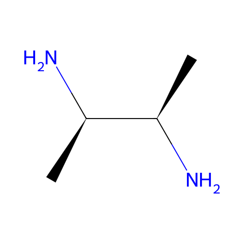 2,3-Butanediamine, (-)- structure