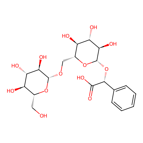 苦杏仁酸 structure
