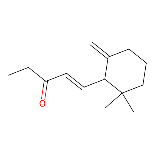 3-Buten-2-one, 4-(2,2-dimethyl-6-methylenecyclohexyl)-, monomethyl deriv. structure