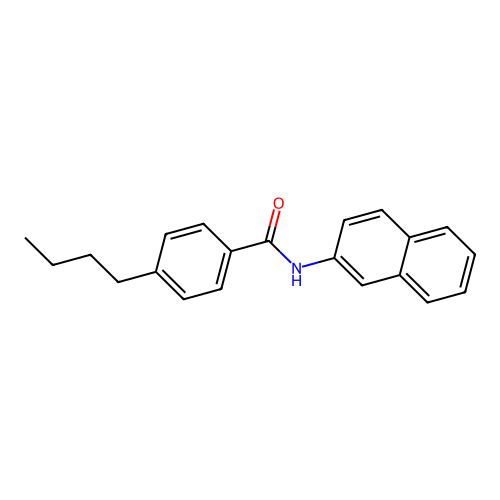 4-butyl-N-naphthalen-2-ylbenzamide structure
