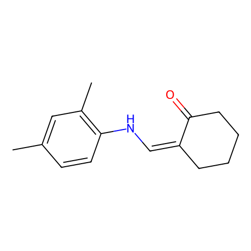 2-[(2,4-Dimethylanilino)methylidene]cyclohexan-1-one structure