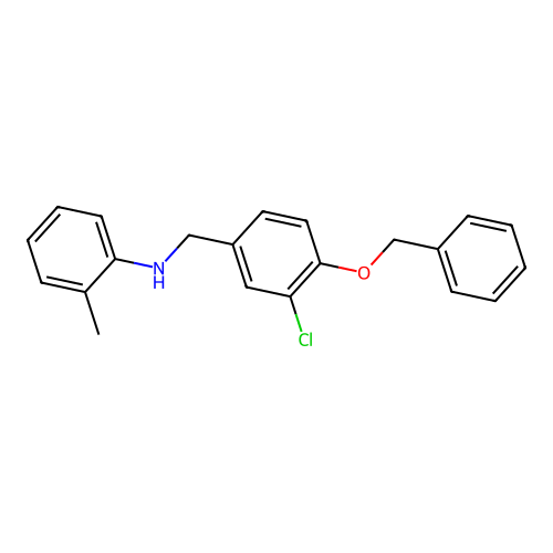 N-[4-(benzyloxy)-3-chlorobenzyl]-2-methylaniline structure