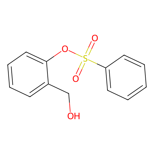 2-(Hydroxymethyl)phenyl benzenesulfonate structure