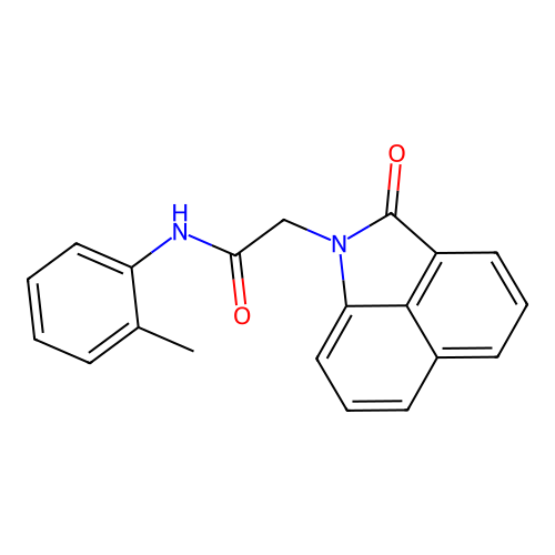 N-(2-methylphenyl)-2-(2-oxobenzo[cd]indol-1(2H)-yl)acetamide structure