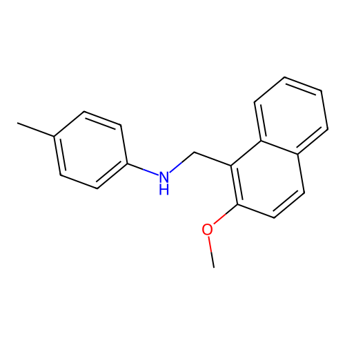 N-[(2-methoxynaphthalen-1-yl)methyl]-4-methylaniline structure