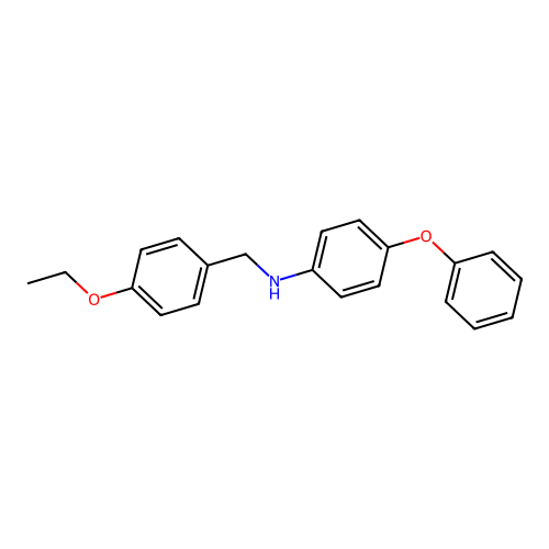 N-[(4-ethoxyphenyl)methyl]-4-phenoxyaniline structure