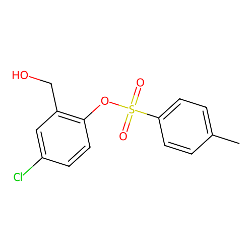 4-Chloro-2-(hydroxymethyl)phenyl 4-methylbenzenesulfonate structure