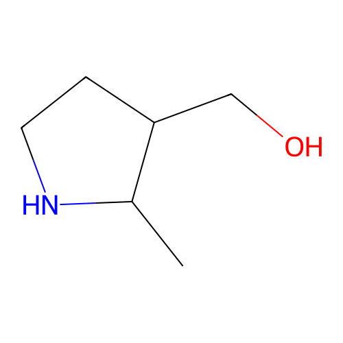 (2-Methylpyrrolidin-3-yl)methanol structure