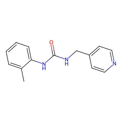1-(2-Methylphenyl)-3-(pyridin-4-ylmethyl)urea structure
