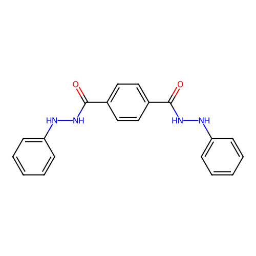 N'~1~,N'~4~-diphenylbenzene-1,4-dicarbohydrazide structure