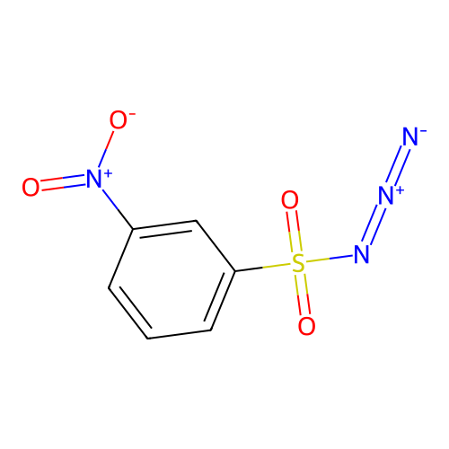 N-diazo-3-nitro-benzenesulfonamide structure