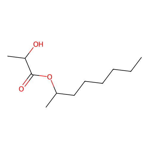 Octan-2-yl 2-hydroxypropanoate structure