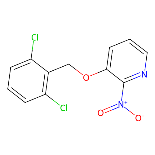 3-[(2,6-Dichlorobenzyl)oxy]-2-nitropyridine structure