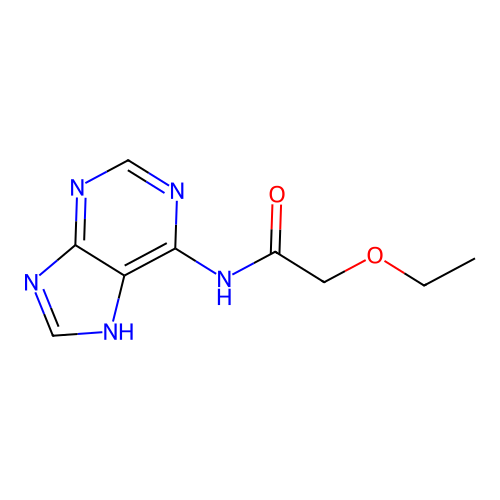 2-ethoxy-N-(7H-purin-6-yl)acetamide structure