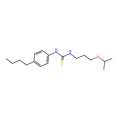 1-(4-Butylphenyl)-3-[3-(propan-2-yloxy)propyl]thiourea structure