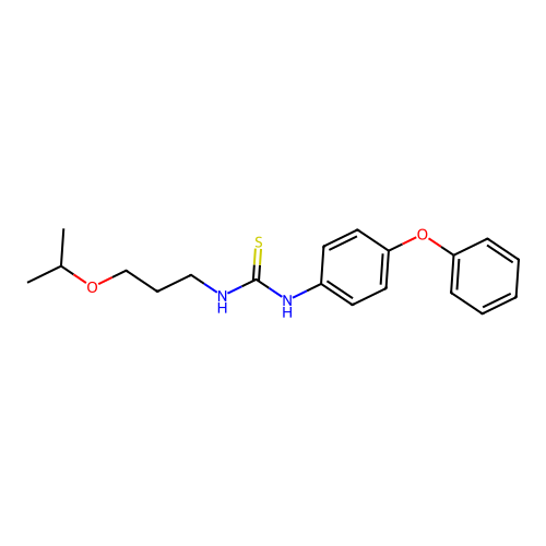 1-(4-Phenoxyphenyl)-3-[3-(propan-2-yloxy)propyl]thiourea structure