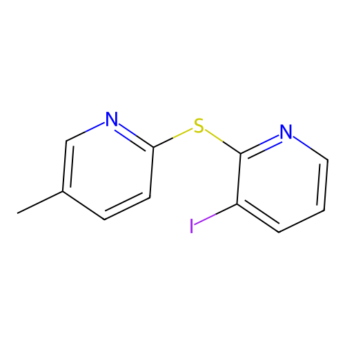 2-(3-Iodopyridin-2-yl)sulfanyl-5-methylpyridine structure