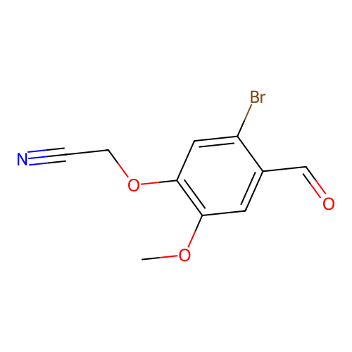 (5-Bromo-4-formyl-2-methoxyphenoxy)acetonitrile structure