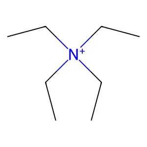 四乙基铵盐 structure