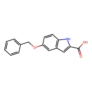 5-(苯甲氧基)-1H-吲哚-2-甲酸 structure