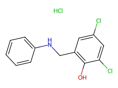 2,4-Dichloro-6-((phenylamino)methyl)phenol structure