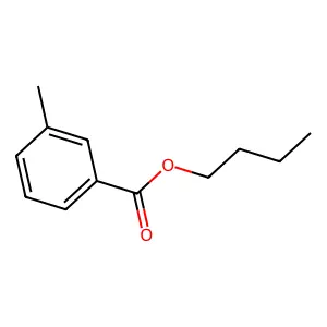 Butyl 3-methylbenzoate structure