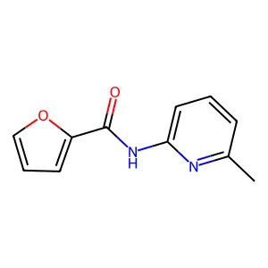 N-(6-methylpyridin-2-yl)furan-2-carboxamide structure