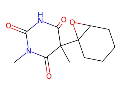 1',2'-Epoxyhexobarbital structure