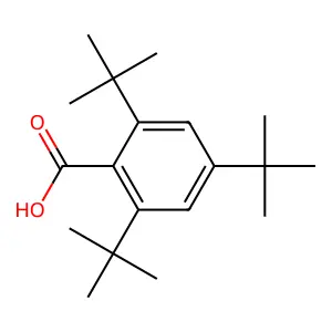 2,4,6-Tri-tert-butylbenzoic acid structure