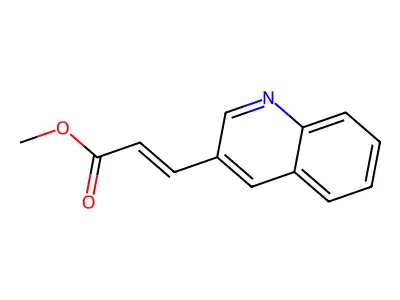3-(Quinolin-3-yl)acrylic Acid Methyl Ester structure
