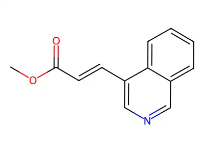 Methyl 3-(isoquinolin-4-yl)acrylate structure