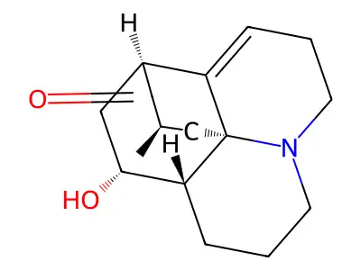 (15R)-5beta-Hydroxy-15-methyl-7alpha,13alpha-lycopod-11-en-8-one structure