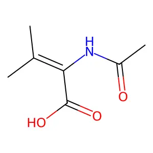 Crotonic acid, 2-acetamido-3-methyl- structure
