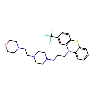10H-Phenothiazine, trihydrochloride structure