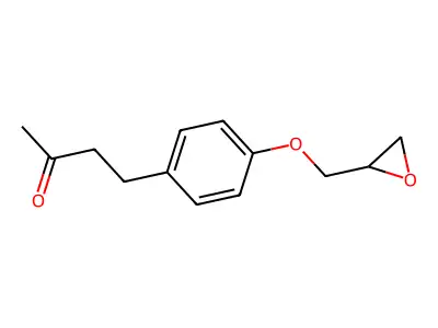 4-{4-[(Oxiran-2-yl)methoxy]phenyl}butan-2-one structure